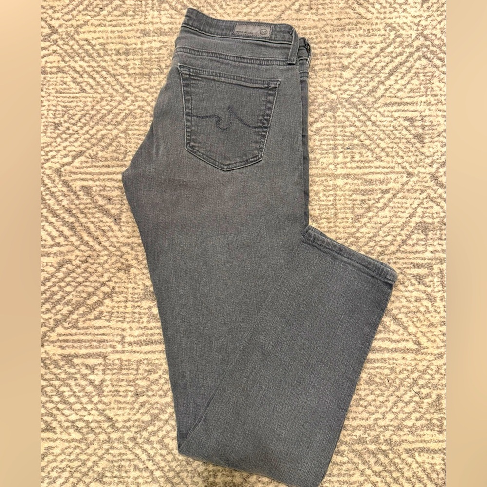 AG Adriano Goldschmied Stevie Ankle Slim Straight Jeans. Size 26R.